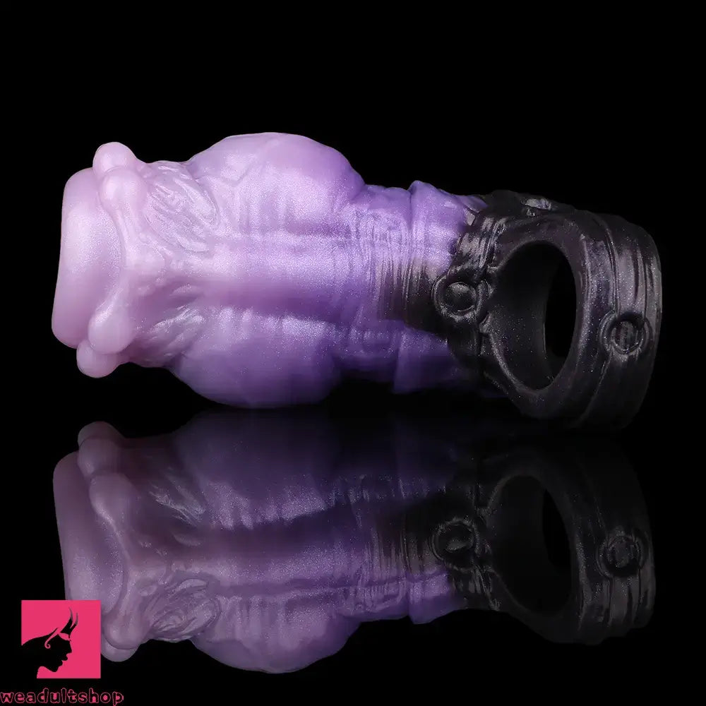4.44in 6.06in 7.32in Horse Cock Dildo Sleeve Odd Spiked Knot Creature Sleeve