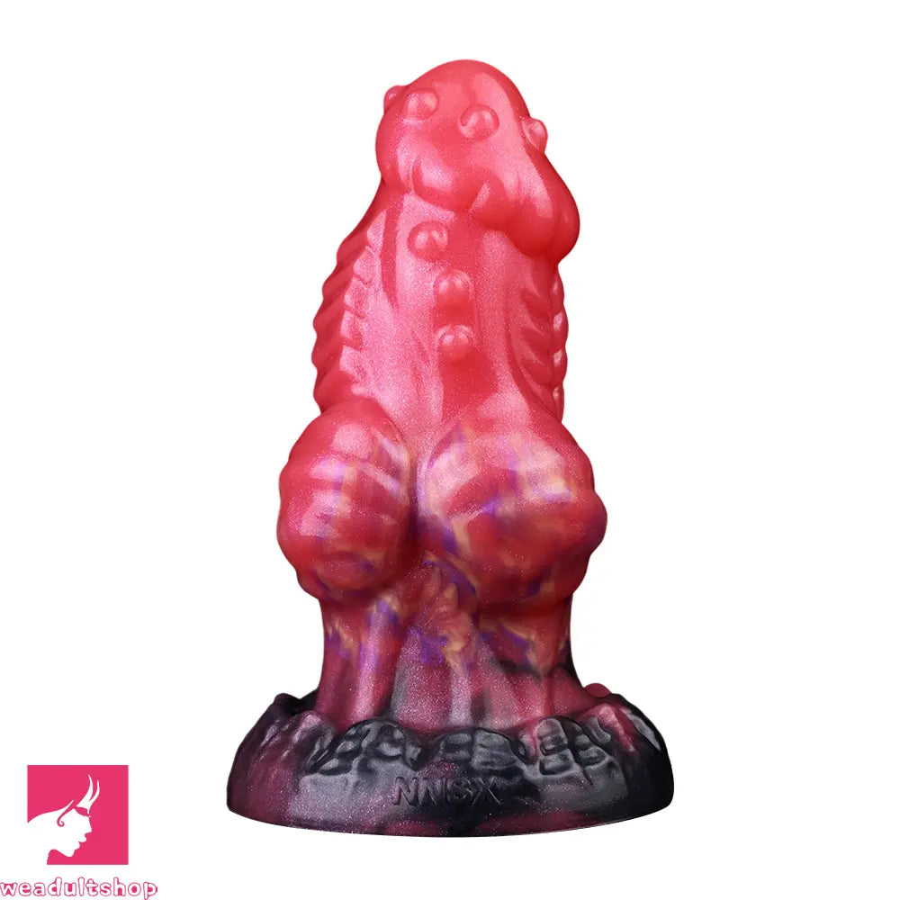 5.71in Fantasty Knot Spiked Silicone Dildo Soft Masturbator Simulate Sex