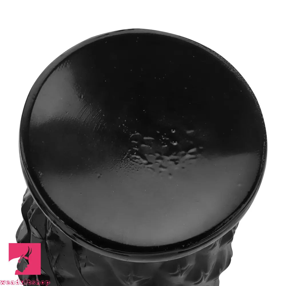 8.26in 10.03in 11.81in Black Big Pineapple Penis PVC Thick Anal Cock Dildo