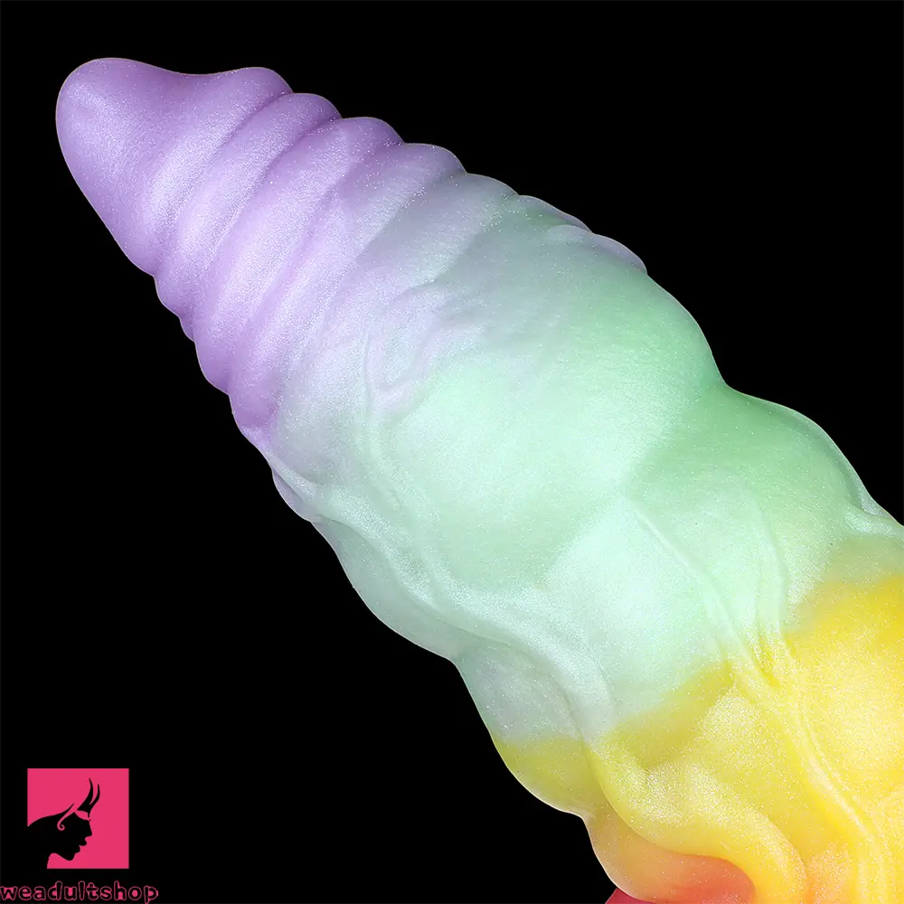 9.92in Sheath Strap on Dildo Silicone Monster Creature Cock Big Cock Dildo