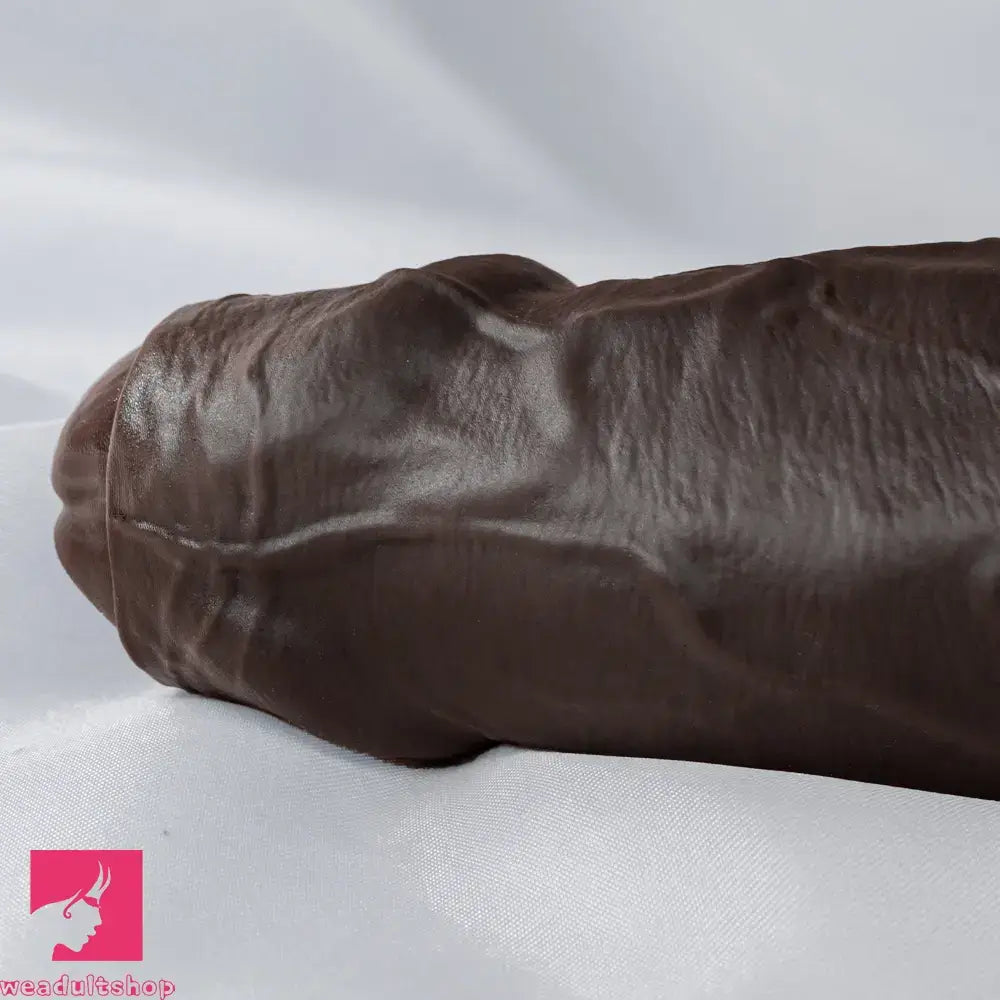 7.87in 9.25in 10.62in Uncut Foreskin Strap on Dildo Masturbation Cock Toy