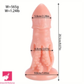 8.07in Skin Feel Octopus Anal Plug-Real Tentacle Dildo Granular Bump