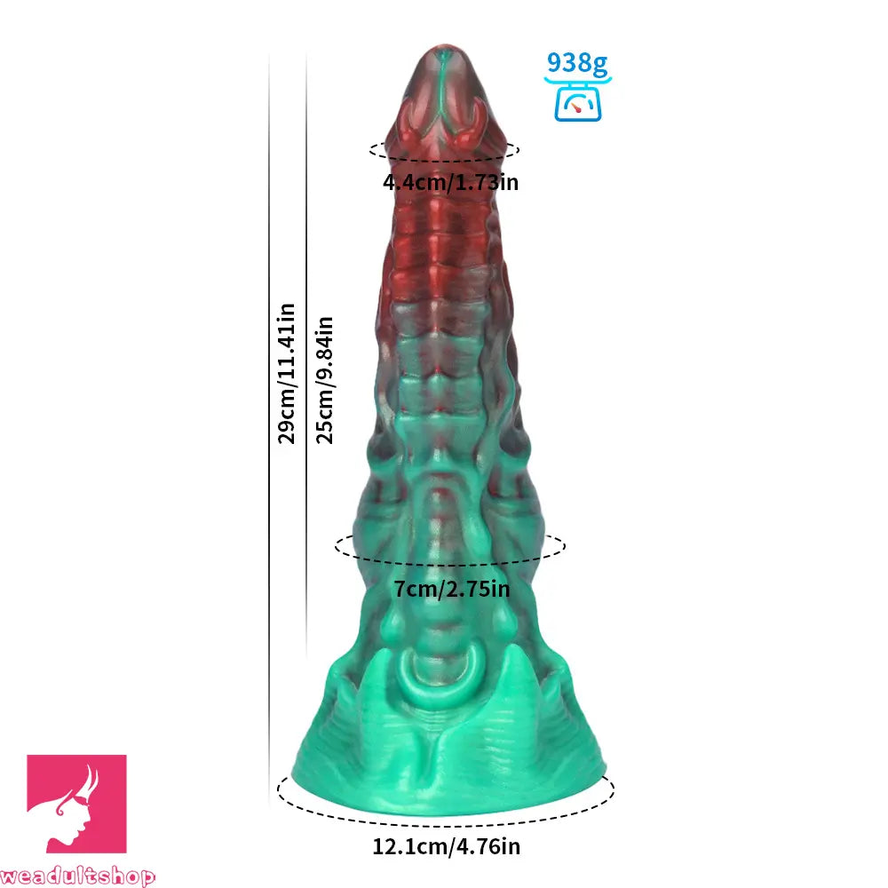 8.26in Devil Alien Monster Tentacle Silicone Dildo For Dilation Anal Plug Weadultshop