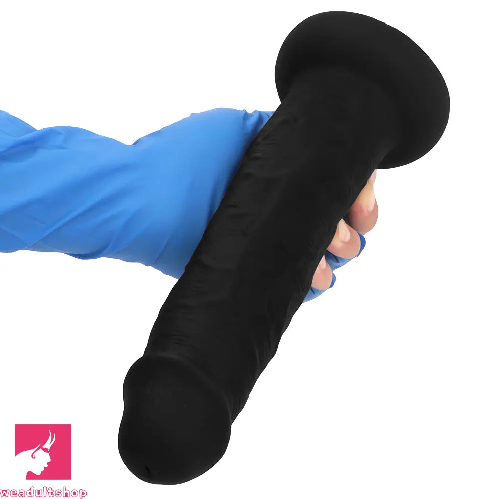 9.05in 10.03in 11.02in Thick Eggless Silicone Penis Dildo Adult For Couples