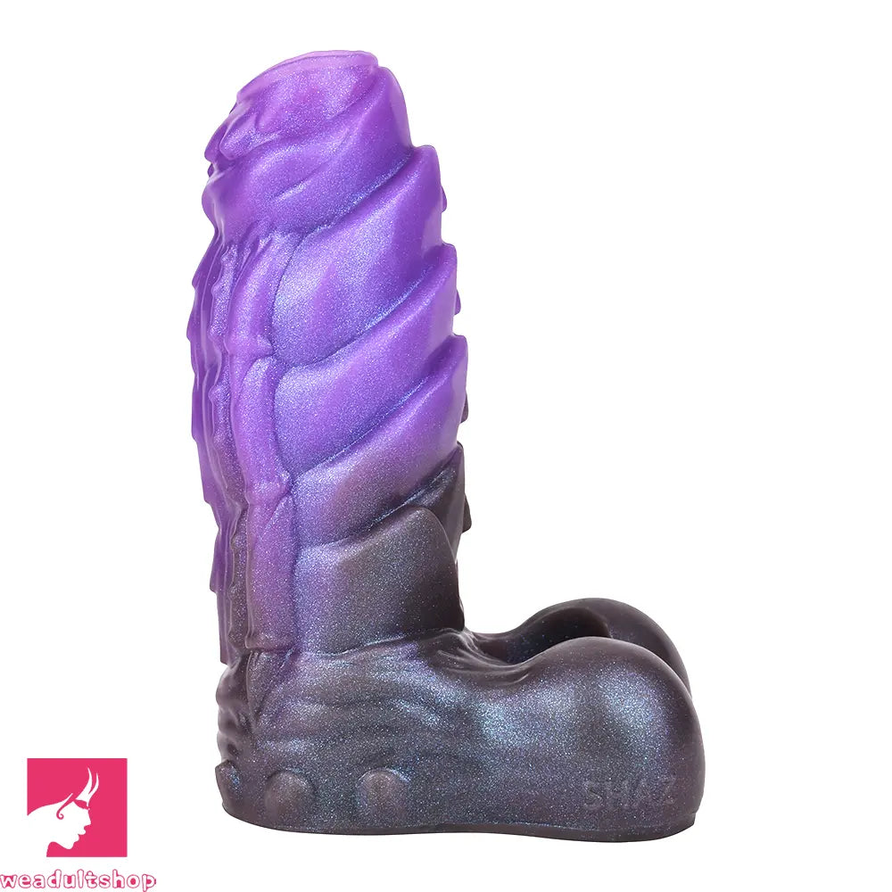 5.66in Dragon Spiked Beast Creature Fantasy Hollow Cock Dildo Sleeve