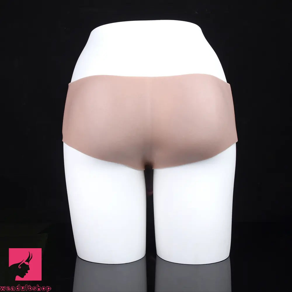 9.13in Real Skin Silicone Hollow Strap on High-Quality Dildo Panty Toy