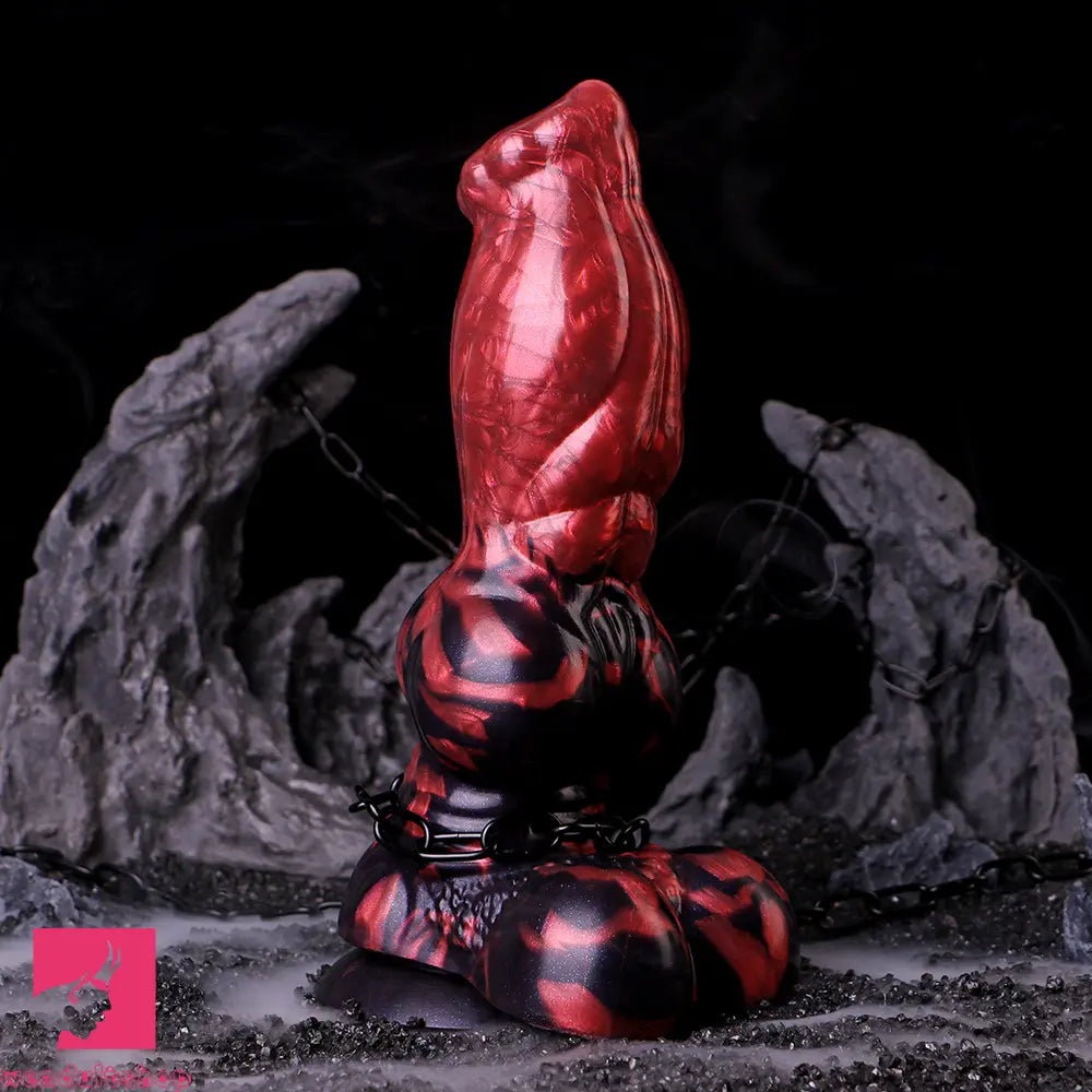 8.46in Dog Knot Super Realistic Texture Soft Deep Penetration Cock Sex Toy
