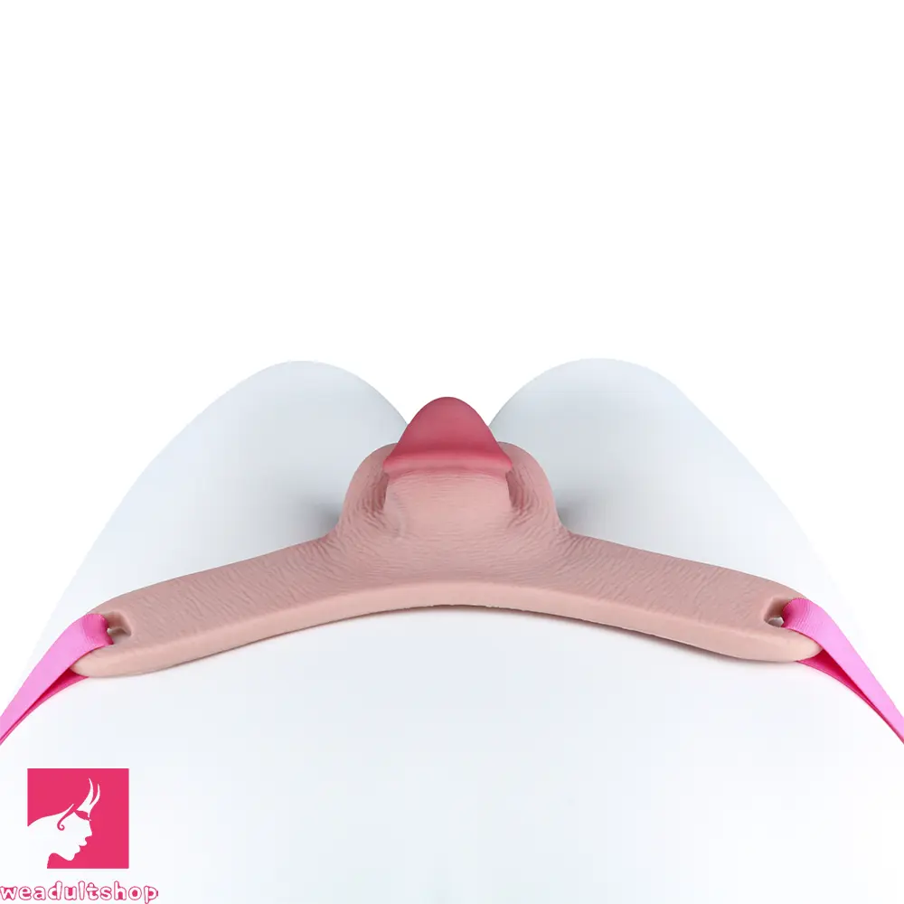 3.34in Real Hollow Chastity Cage Dildo For Prostate Hands-free Using Sex