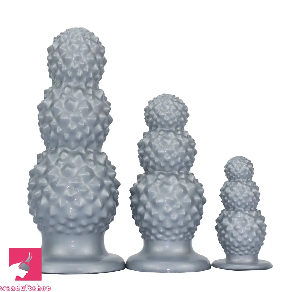 4.52in 6.73in 9.44in Lychee Shape Silicone Soft Butt Plug Dildo Sexy Product