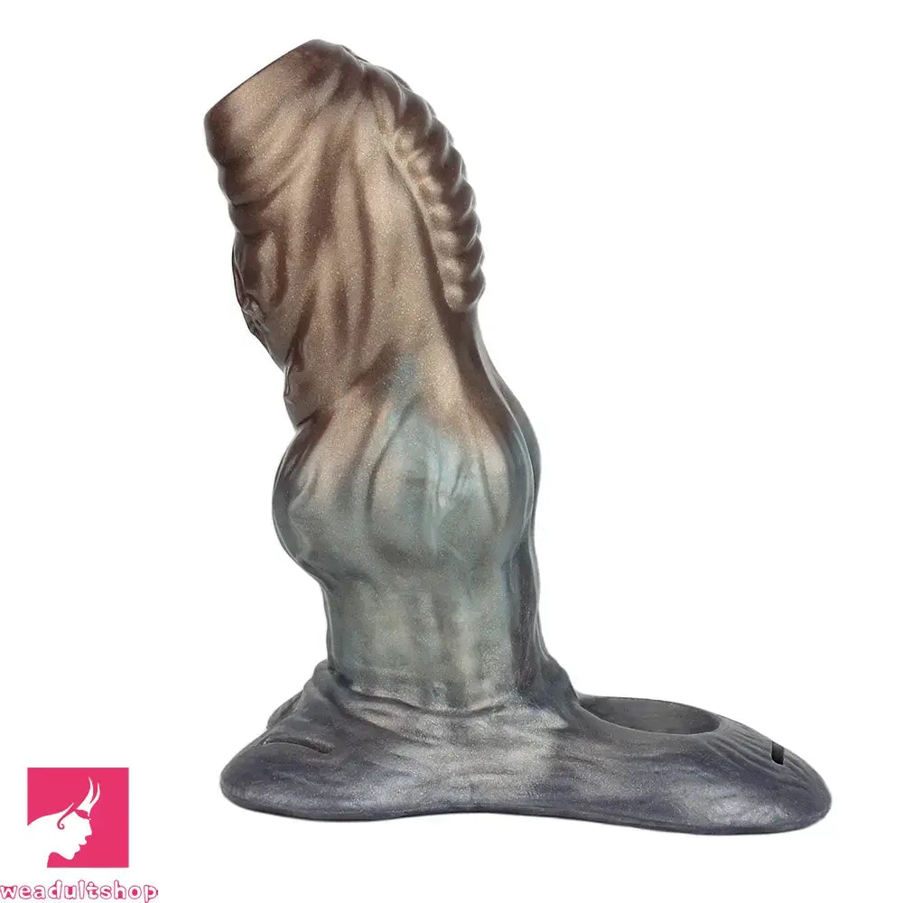 6.85in Monster Knot Strap on Hollow Silicone Dildo Sleeve For Adult Love