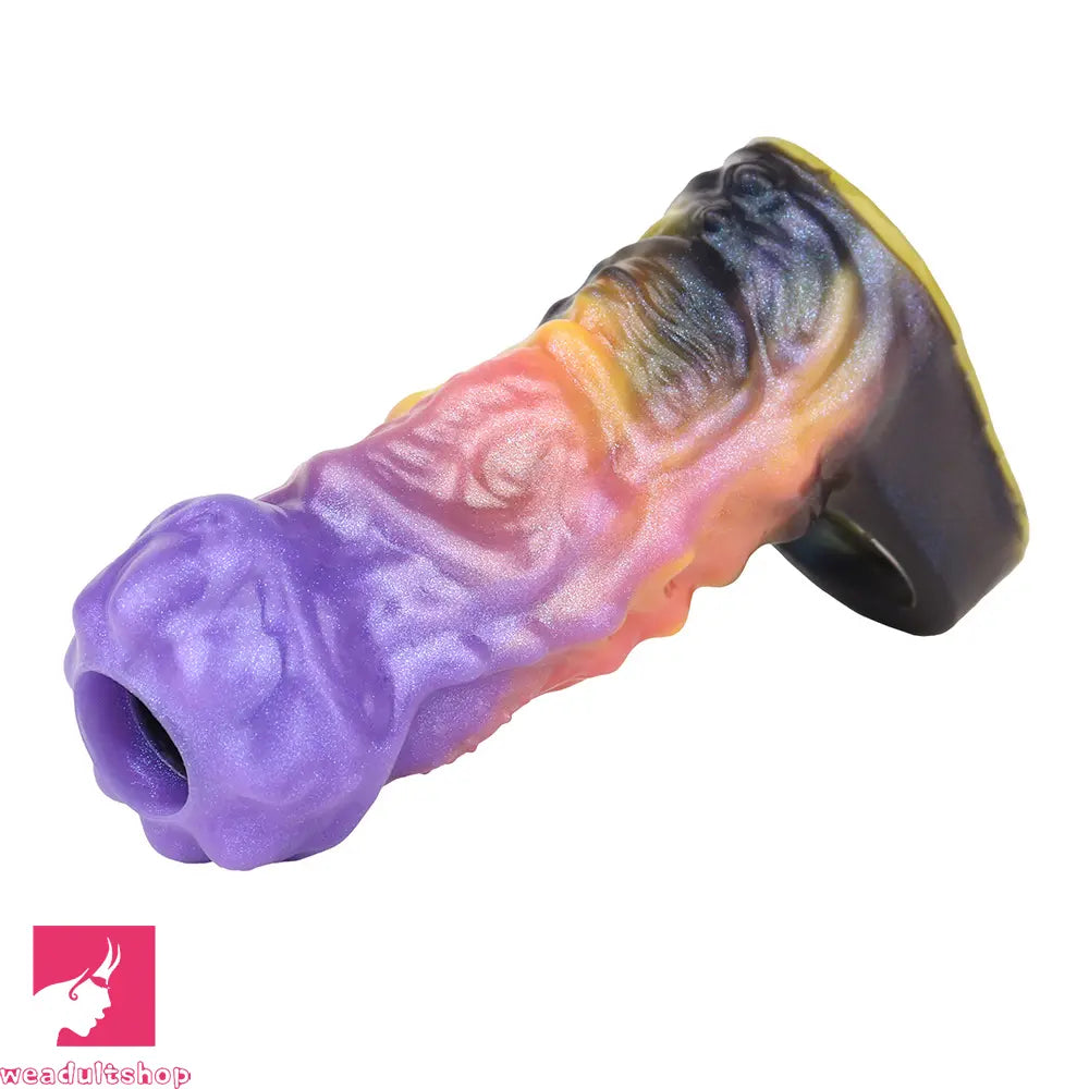 4.96in Ozuros Fantasy Odd Silicone Soft Dildo Sleeve Cock Extender Toy