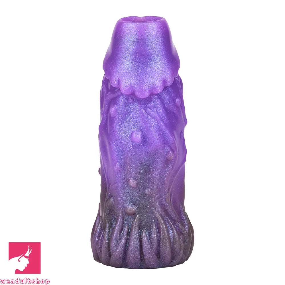 5.78in Beast Creature Fantasy Hollow Dildo Sleeve For Cock Enlargement