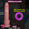 7.87in 8.27in Realistic Massage Silicone Dual Density Uncut Sliding Skin Dildo