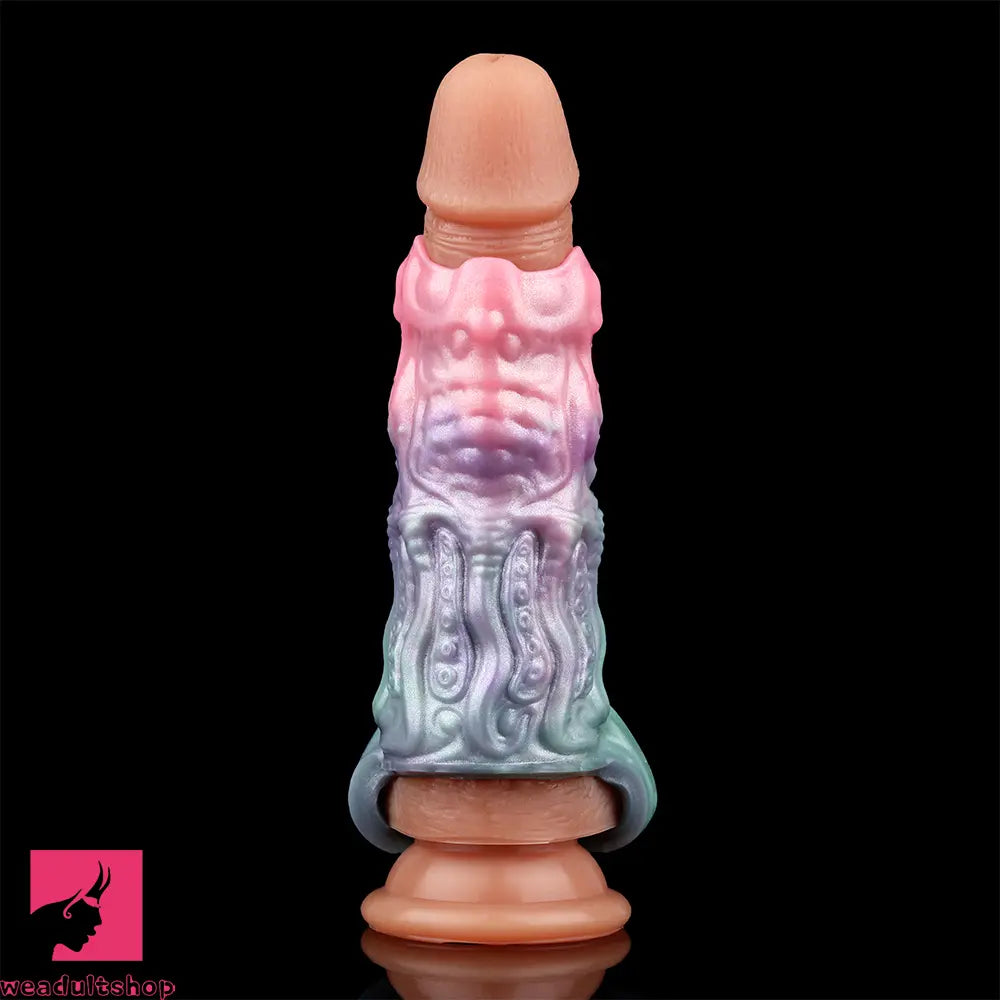 4.72in Abyssal Tendril SHAZ-3015 Fantasy Hollow Dildo Cock Sleeve Extension