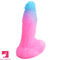 5.51in Silicone Uncut Luminous Monster Soft Dildo For Women Men Prostate