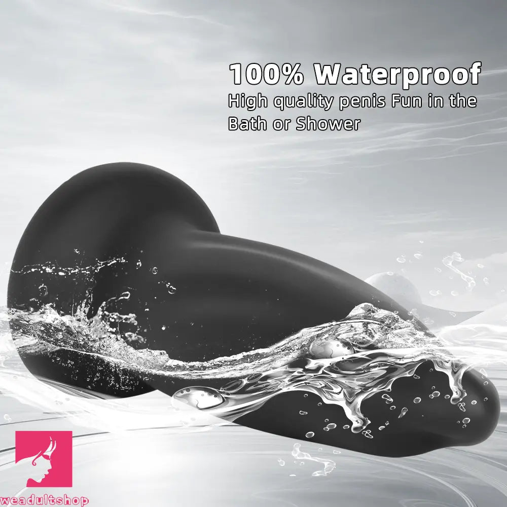 7.67in Liquid Silicone Thick Soft Dolphin Animal Dildo For Cock Orgasm