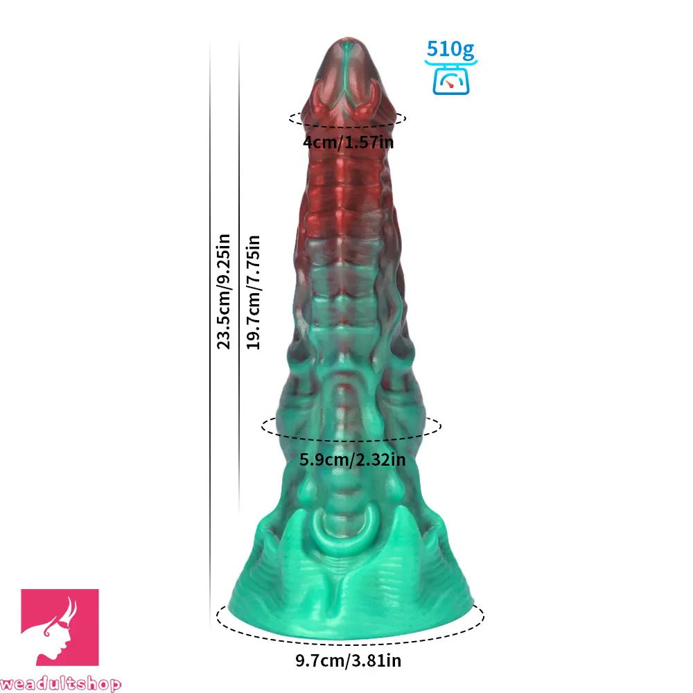8.26in Devil Alien Monster Tentacle Silicone Dildo For Dilation Anal Plug Weadultshop