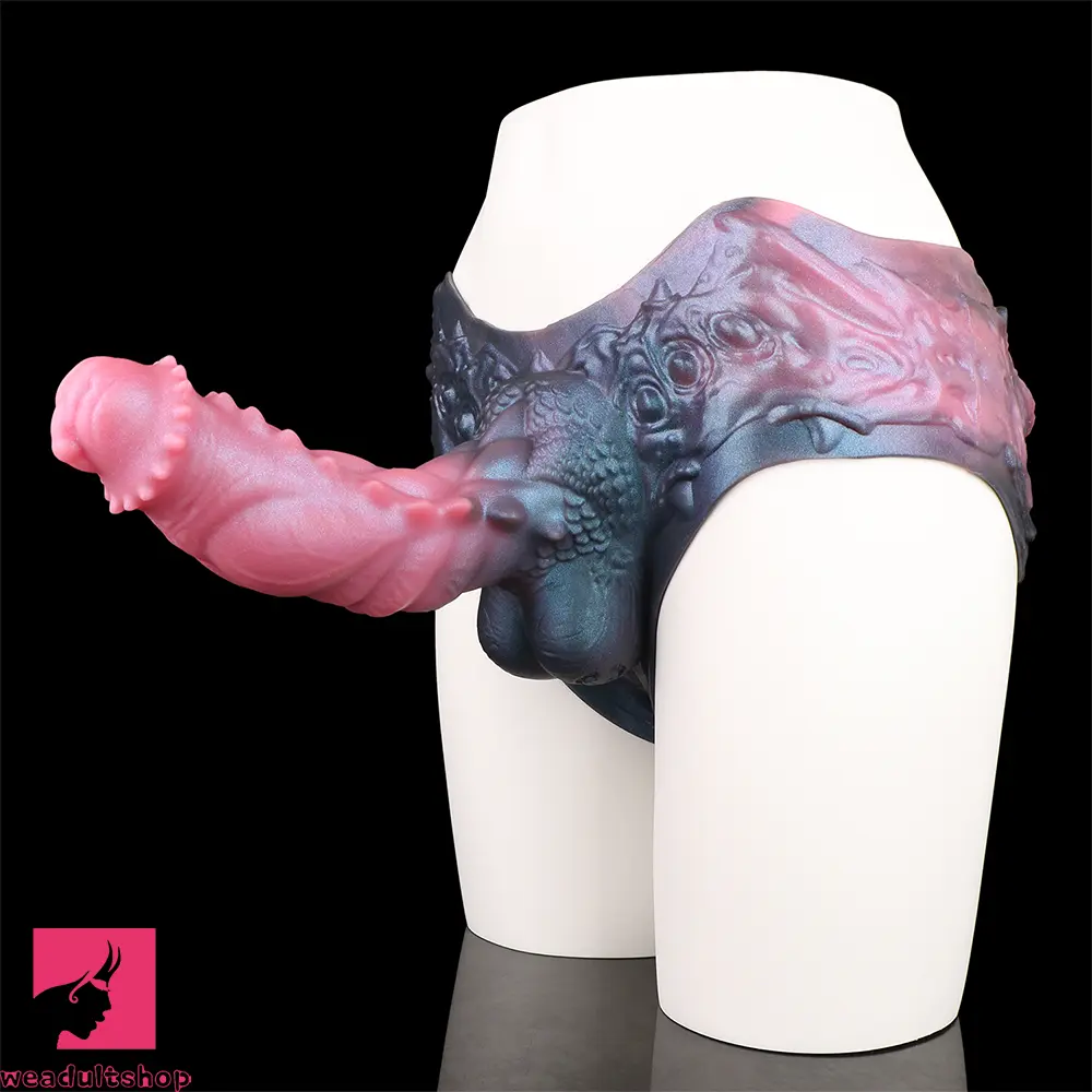 10.62in Large Monster Hollow Dildo Harness Pants Strap on Cock Toy