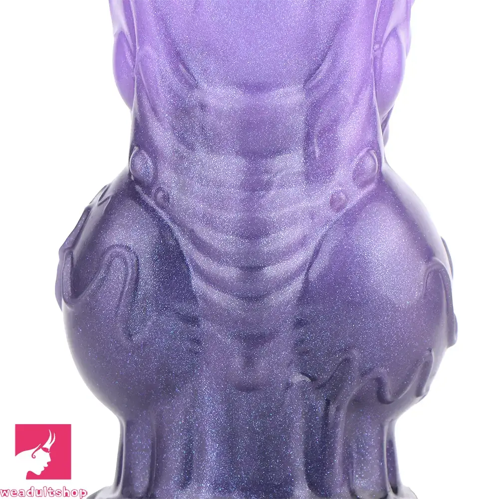 9.05in Tentacle Knot Silicone Dual Density Monster Dildo Anal Stimulator