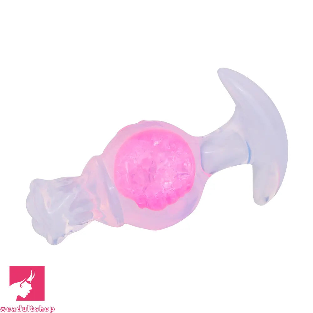 5.04in Silicone Anal Plug Vaginal Massager & Anus Stimulator Cock Toy