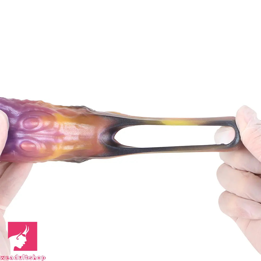 4.56in Gromsa Tentacle Silicone Soft Dildo Sleeve Cock Extender Sex Toy