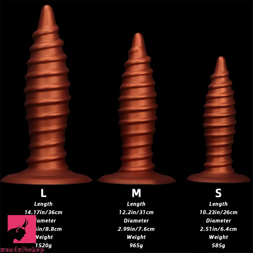 10.23in 12.2in 14.17in Extra Large Long Silicone Tip Anal Plug Penis Dildo