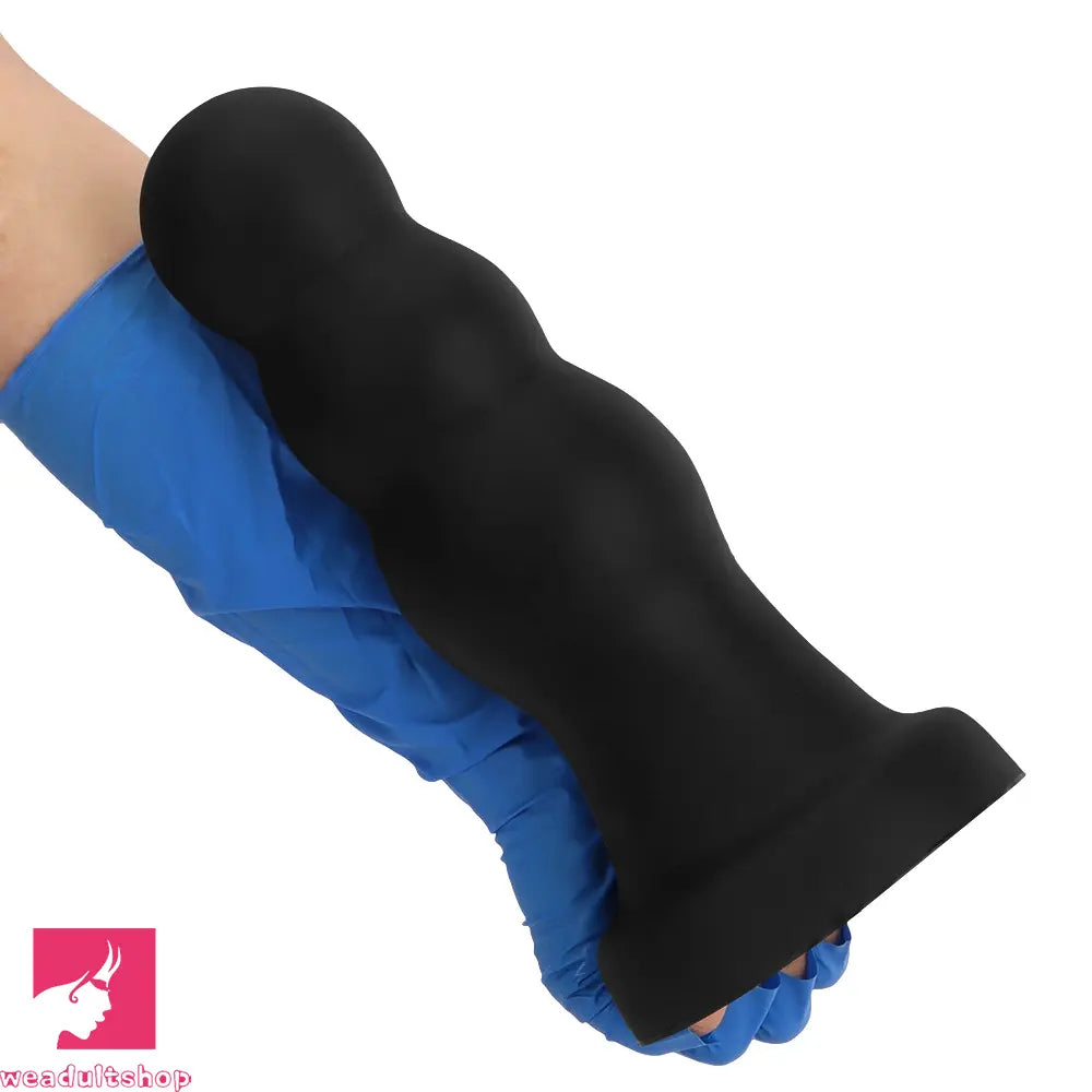 7.08in 8.85in 11.02in Soft Pull-bead Anal Plug Extra Large Thick Cock Dildo