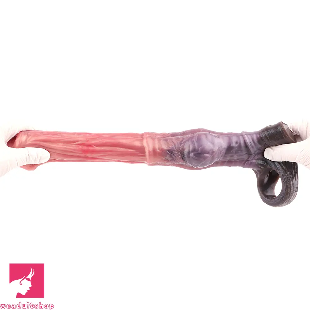6.92in 8.34in 10in Horse Knot Silicone Dildo Sleeve For Sexual Wellness