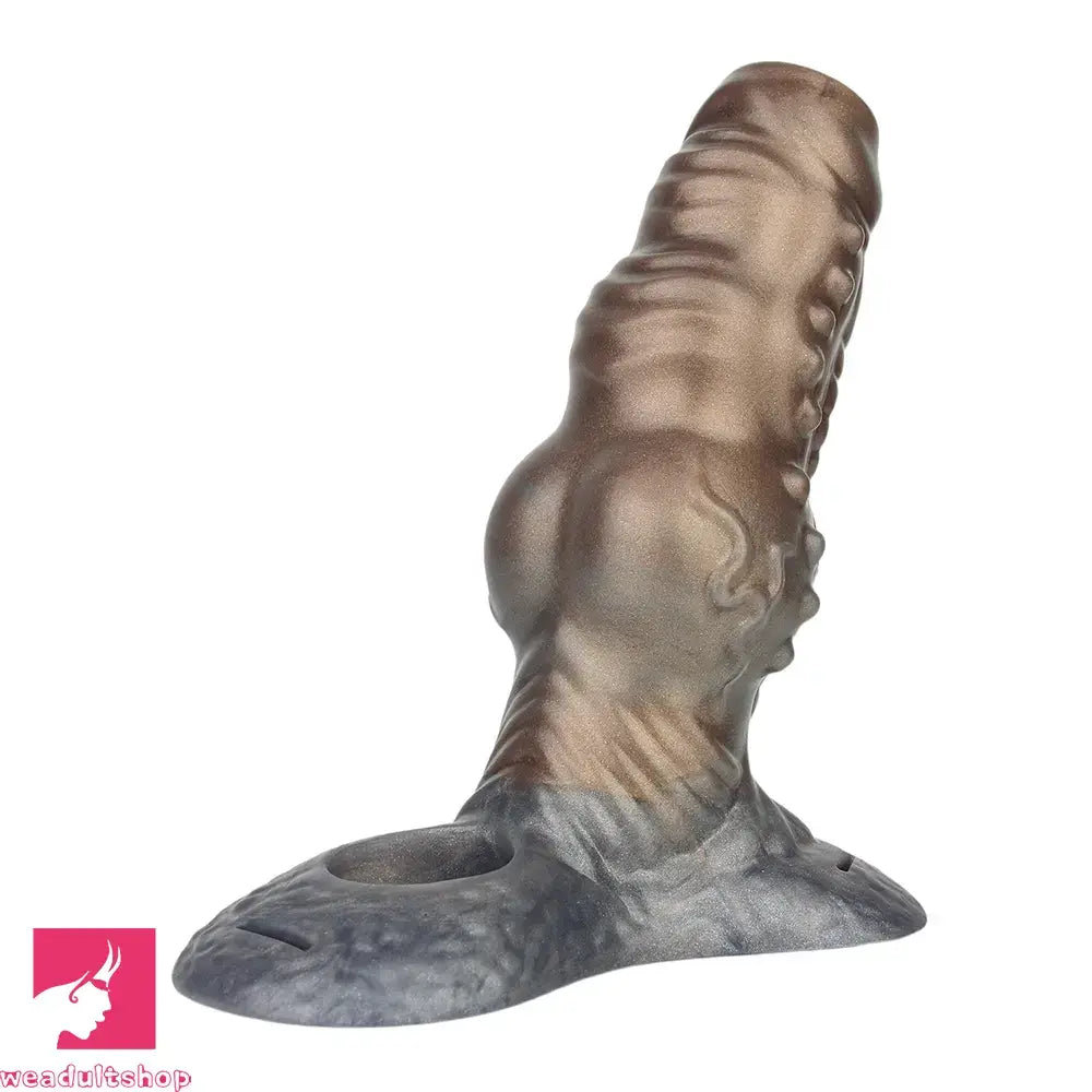 6.69in Tentacle Silicone Monster Hollow Strap on Dildo Sleeve For Cock