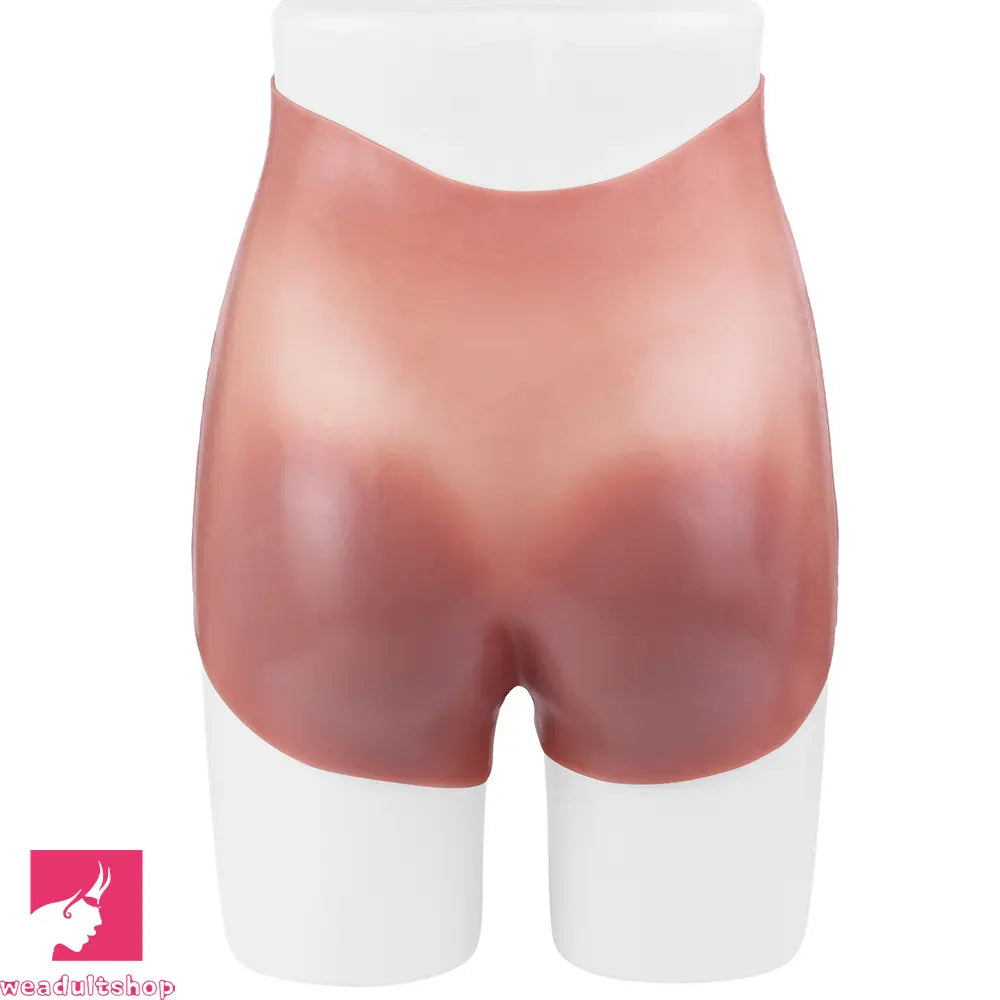 9.6in Hollow Leather Pants Strap on Dildo Liquid Silicone Dildo Cock