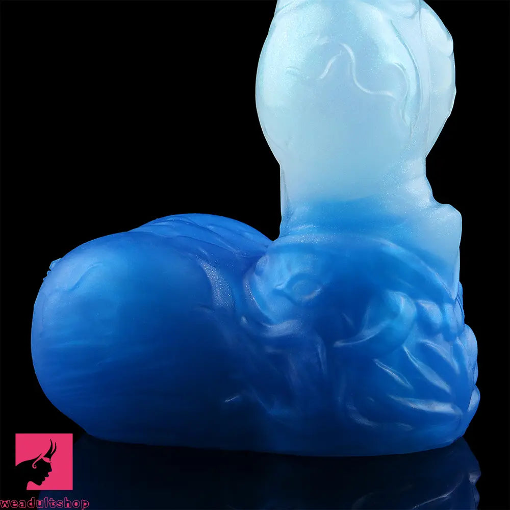 4.56in 5.9in 6.81in 8.07in Dog Knot Silicone Soft Fantasy Cock Anal Dildo