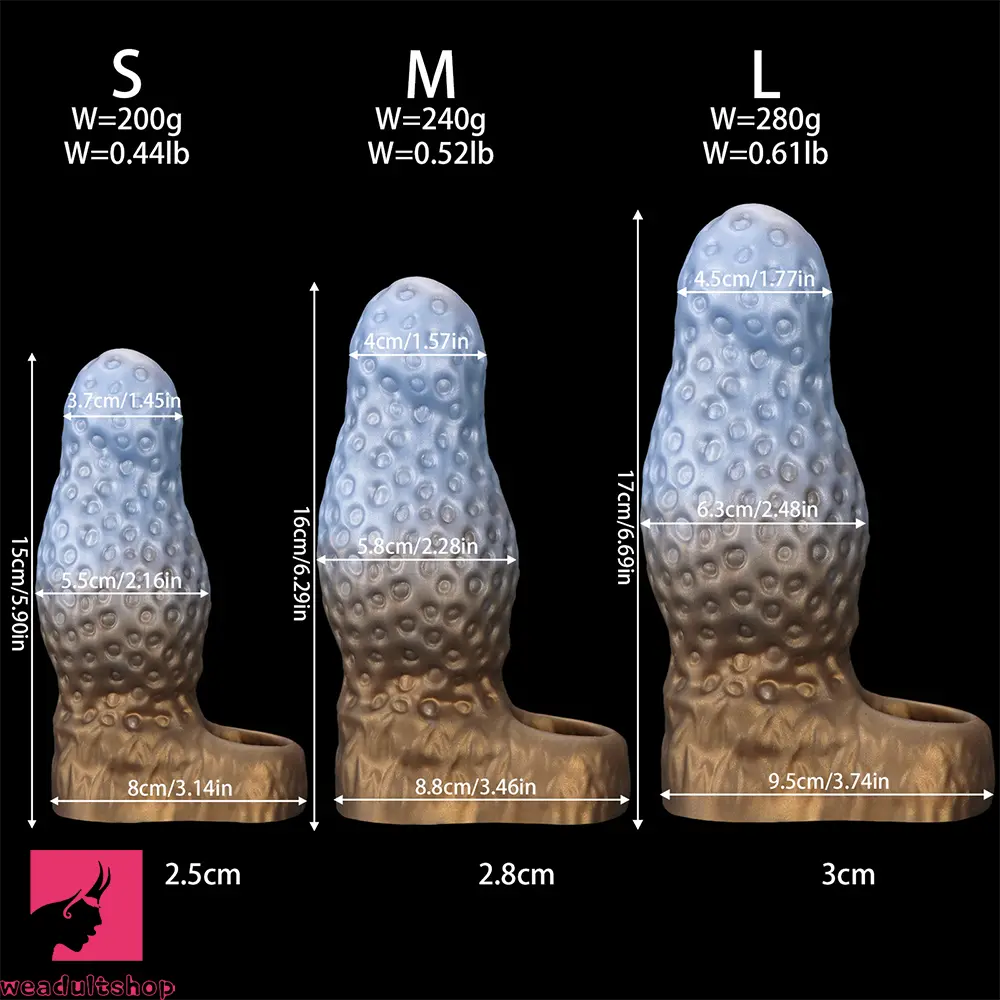 5.9in 6.29in 6.69in Hollow Octopus Dildo Sleeve Hands-free For Real Love