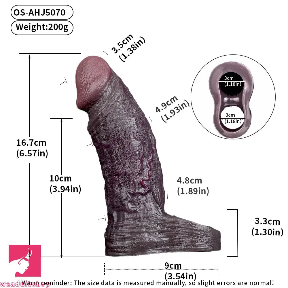 6.57in Durable & Reusable Design Dildo Sleeve For Enhanced Pleasure Love