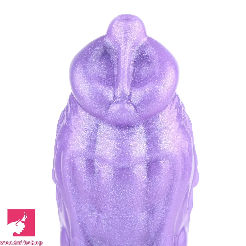 9.05in Tentacle Knot Silicone Dual Density Monster Dildo Anal Stimulator