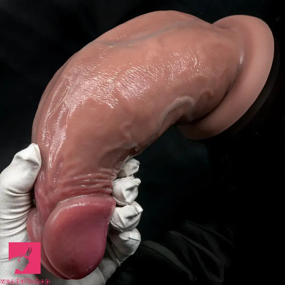 6.1in 7.08in 8.26in 9.05in 9.84in Realistic Thick Strap on Silicone Dildo