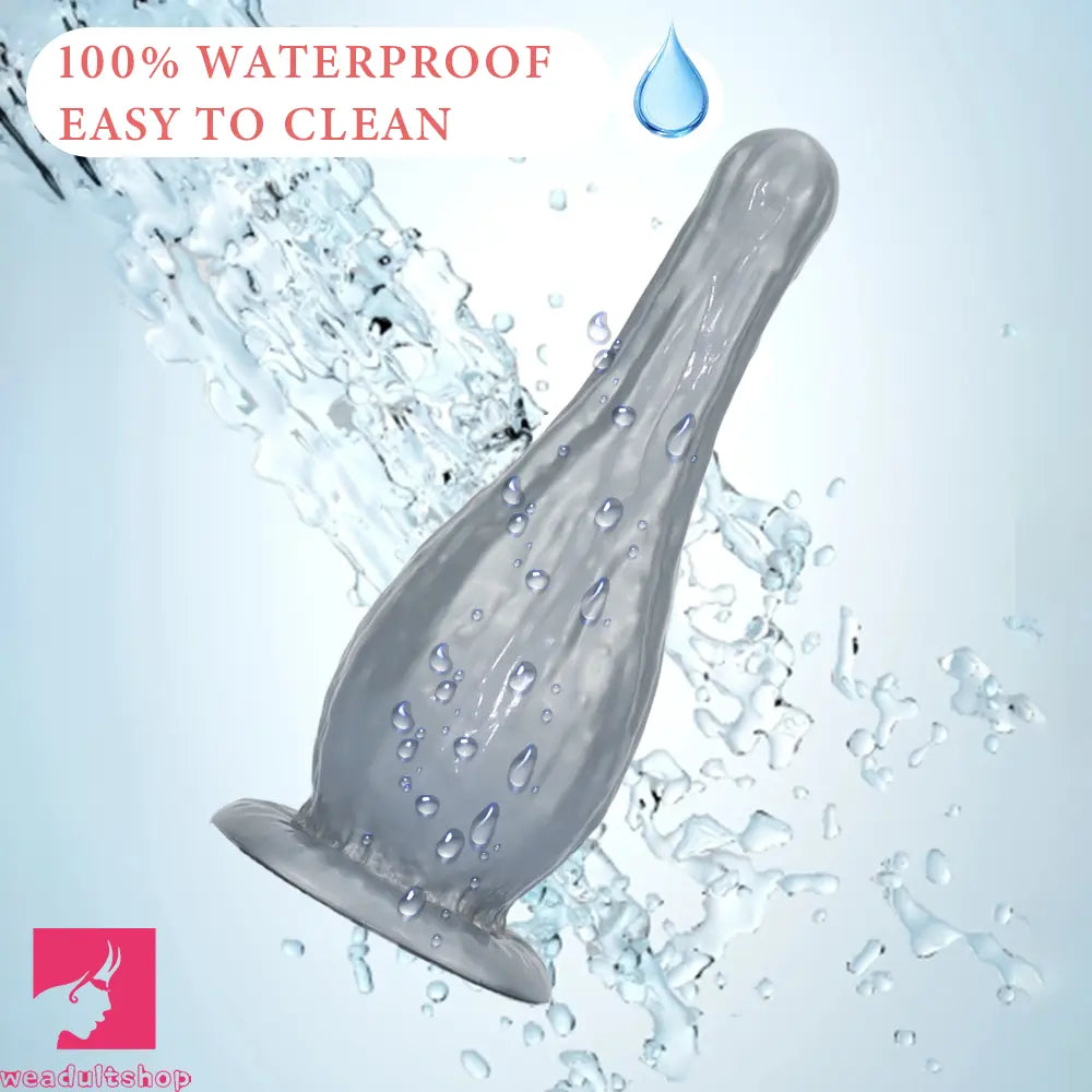 5.31in 7.08in 9.05in Fantasy Silicone Dildo Vase Shape With Suction Cup