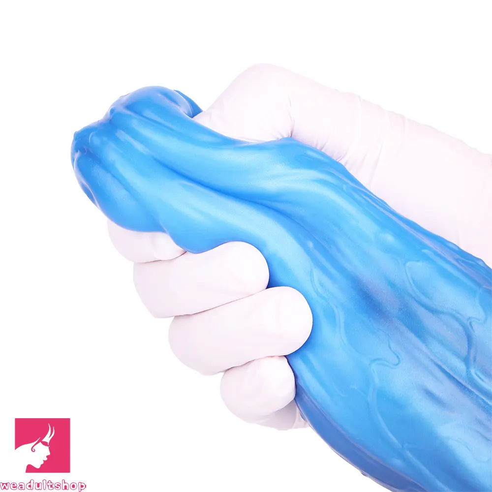 10.15in Double Layer Three Heads Silicone Knot Dildo For Women Pleasure