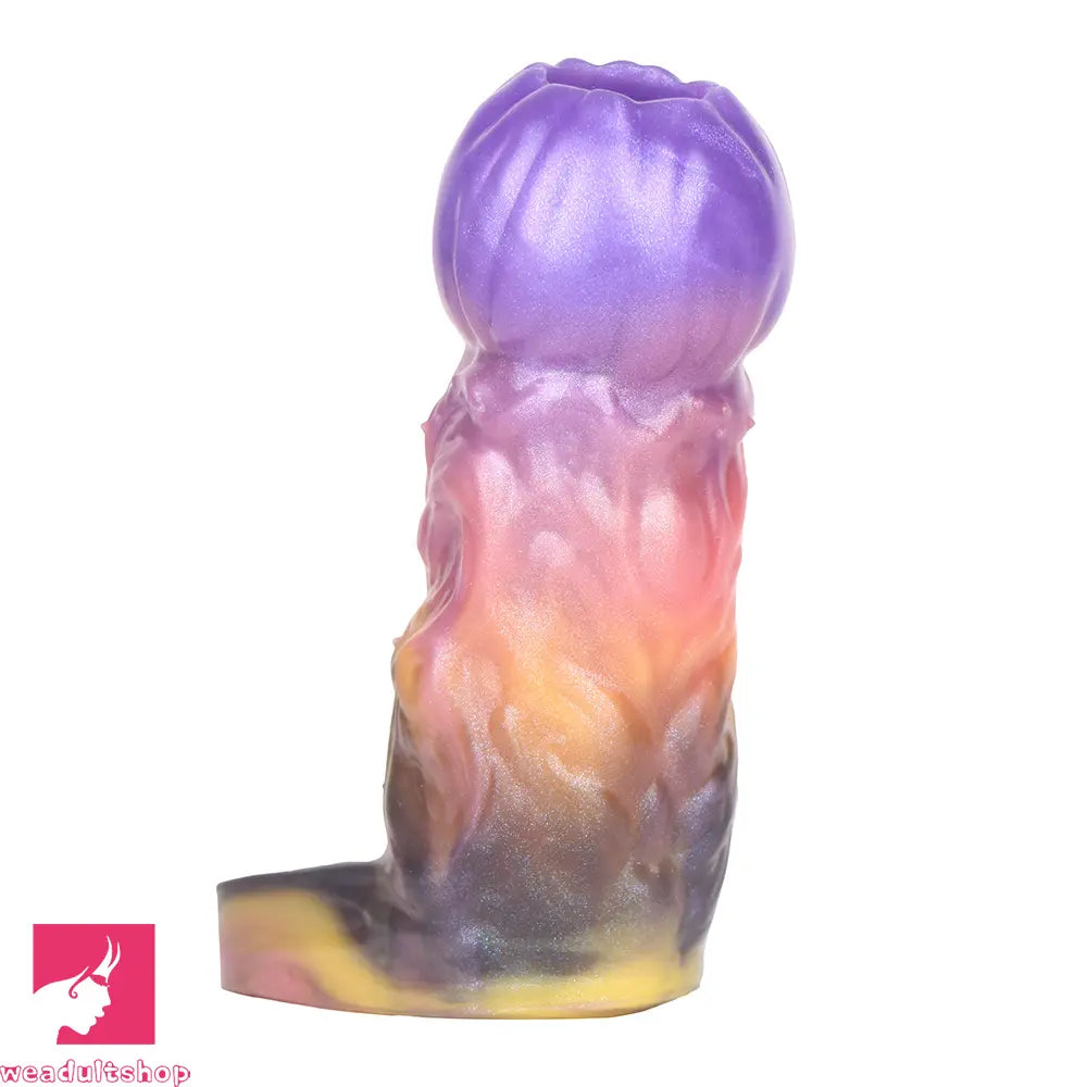 4.72in Ogma Fantasy Odd Silicone Soft Dildo Sleeve Cock Extender Toy