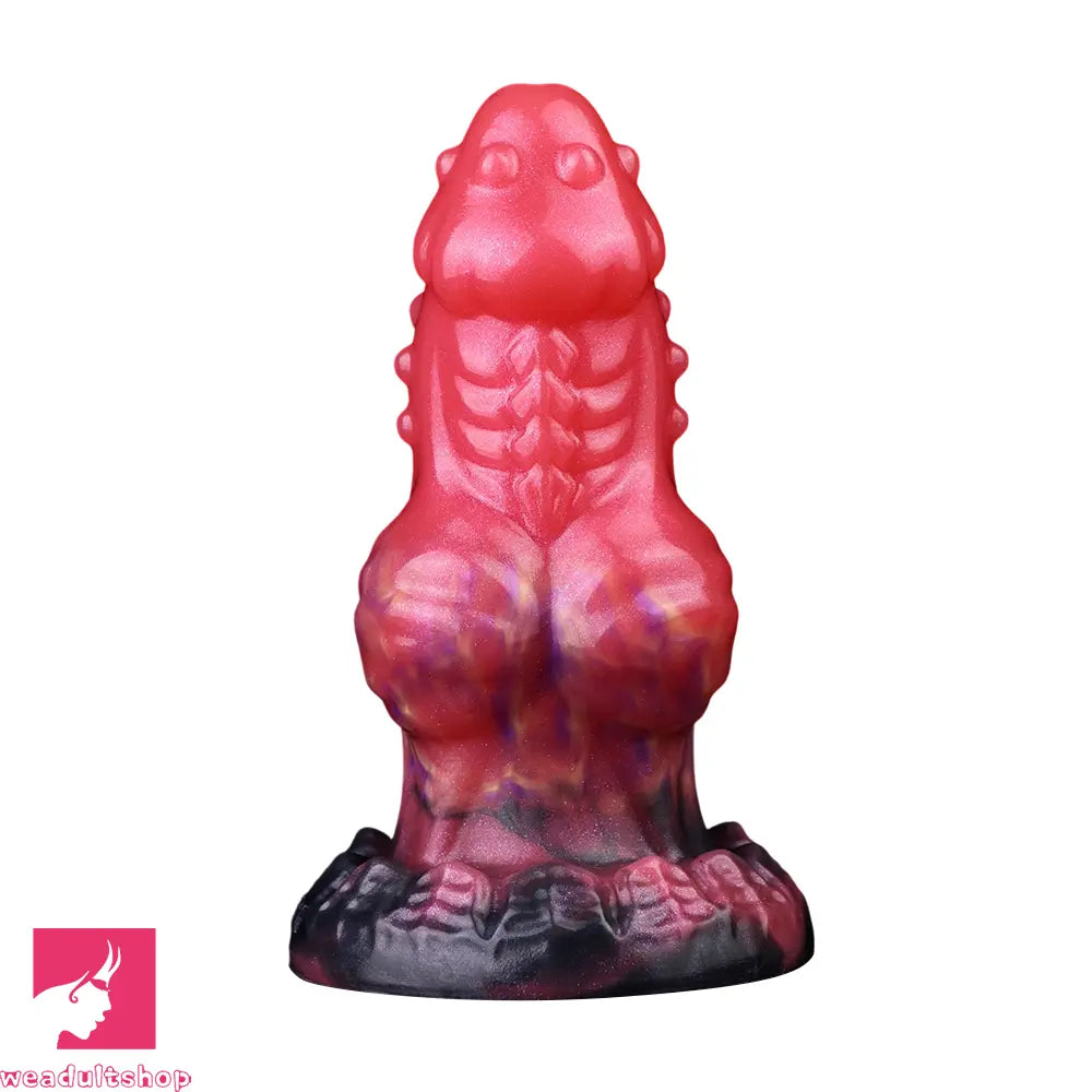 5.71in Fantasty Knot Spiked Silicone Dildo Soft Masturbator Simulate Sex