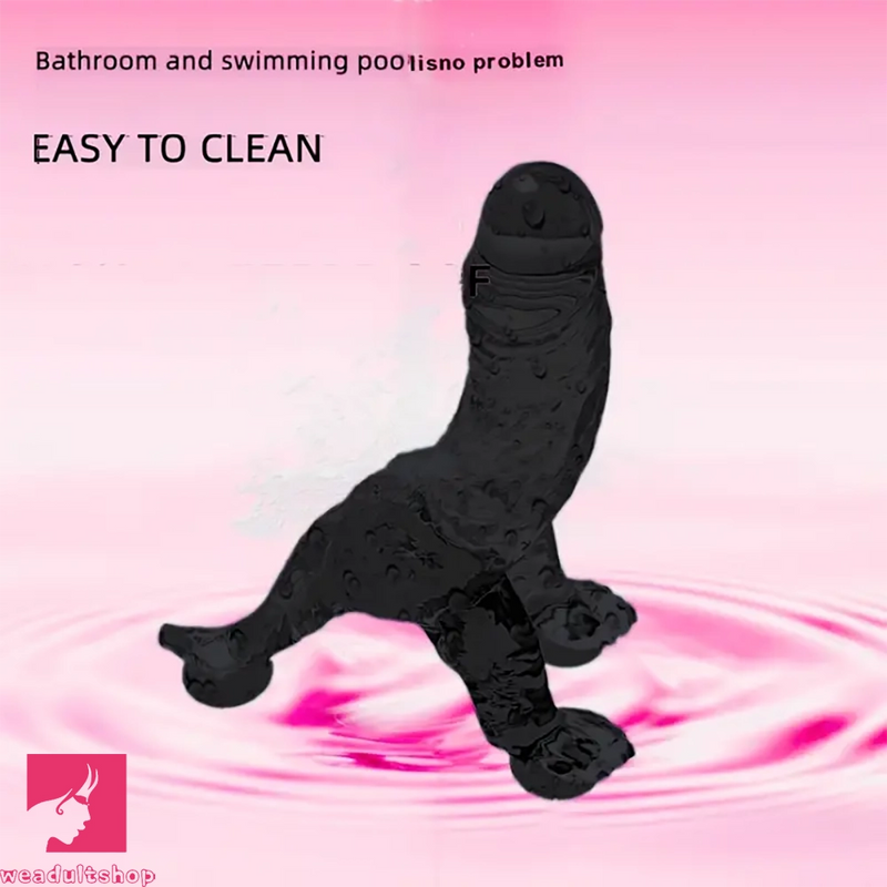 7.81in Silicone Soft Dinosaur Simulated Cock Dildo With Strong Suction Cup