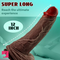 12in Flexible Thick Dong Lifelike Silicone Soft Dual Density Big Cock Dildo