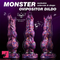 10in Monster Fantasy Ovipositor Inflatable Pump Knotted Animal Cock Dildo