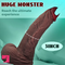 12in Flexible Thick Dong Lifelike Silicone Soft Dual Density Big Cock Dildo