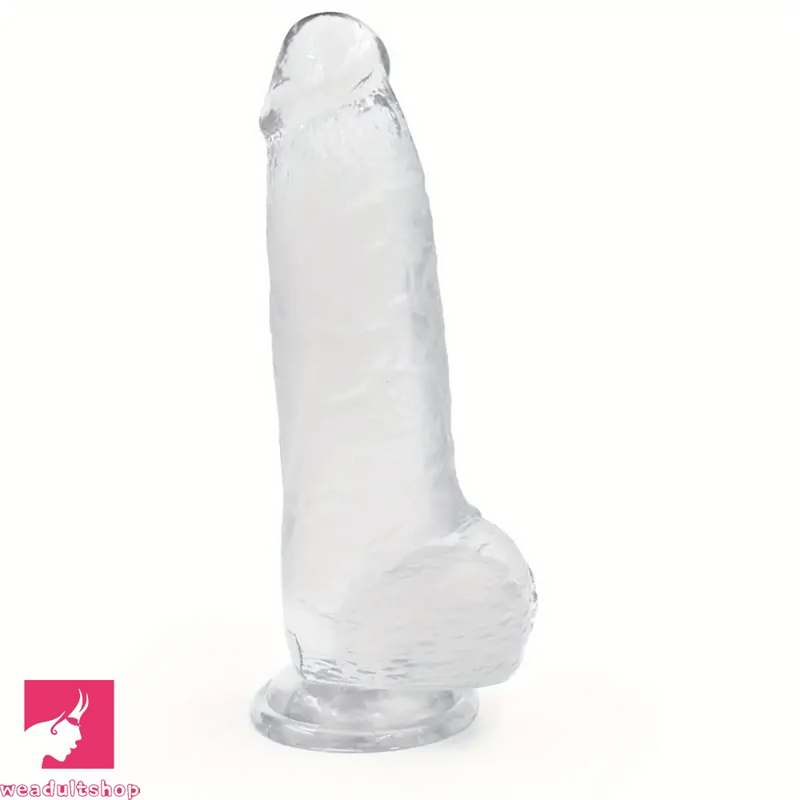 8.26in Lifelike Big PVC Dildo For Women Beginner Couple Cock Sex Toy