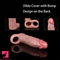 5.5in 6.3in 6.57in 6.6in 6.7in Silicone Penis Dildo Sleeve With Penis Ring