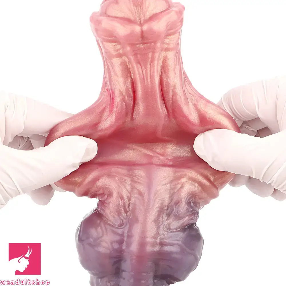 6.92in 8.34in 10in Horse Knot Silicone Dildo Sleeve For Sexual Wellness