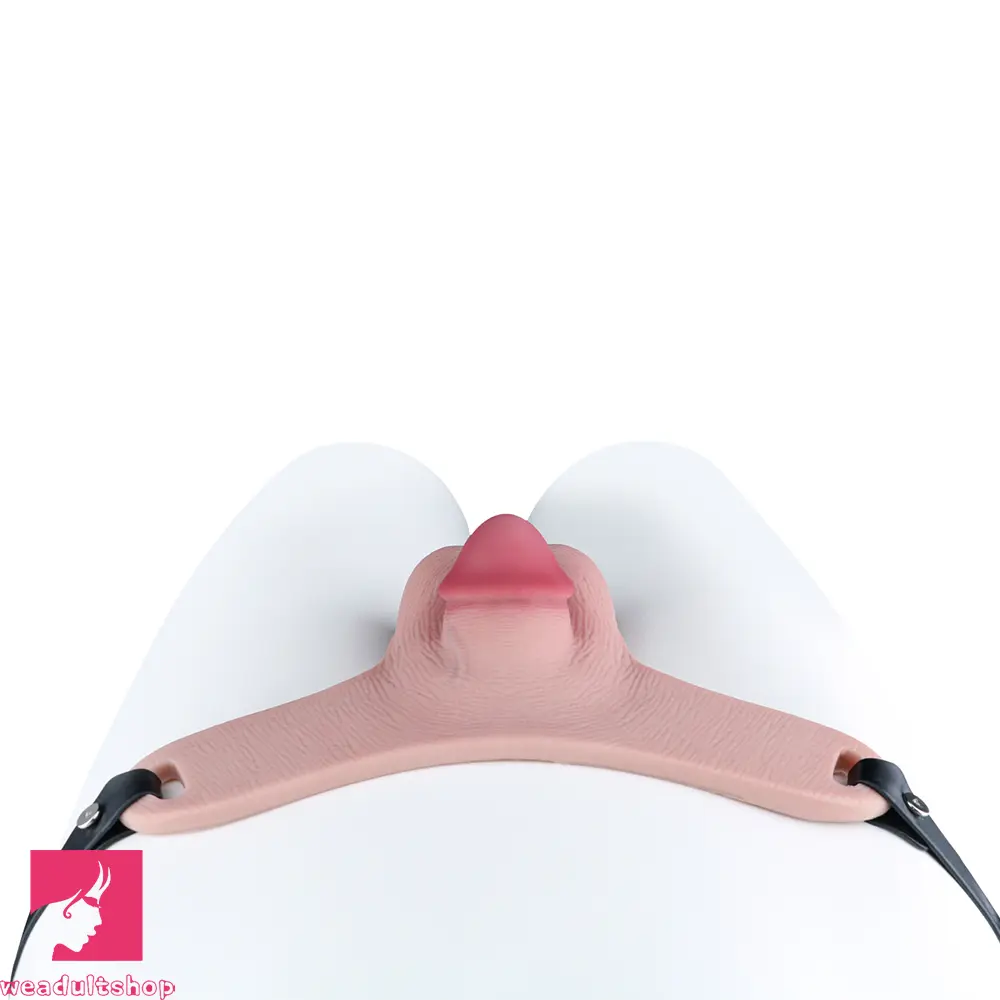 3.34in Real Hollow Chastity Cage Dildo For Prostate Hands-free Using Sex
