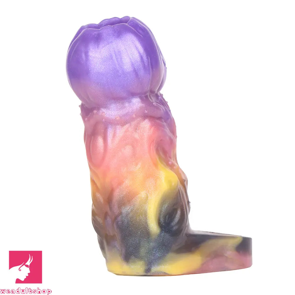 4.72in Ogma Fantasy Odd Silicone Soft Dildo Sleeve Cock Extender Toy