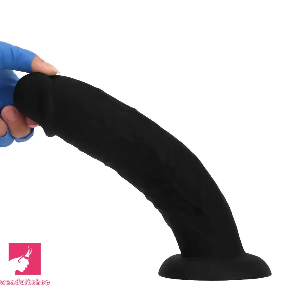 9.05in 10.03in 11.02in Thick Eggless Silicone Penis Dildo Adult For Couples