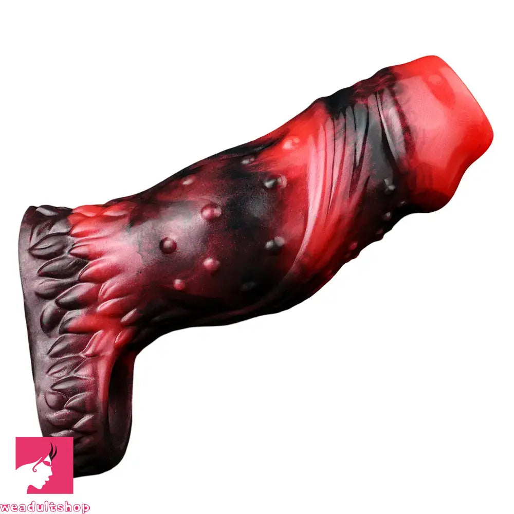 3.54in 4.72in 5.51in 6.69in Monster Scard Dildo Sleeve Cock Extender Toy